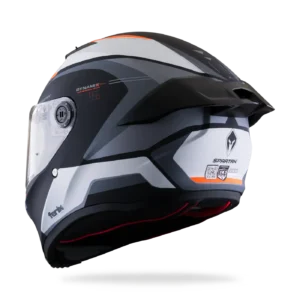 casco-spartan-fenix-turbulence-Negro-Gris-Naranja-Mate-2