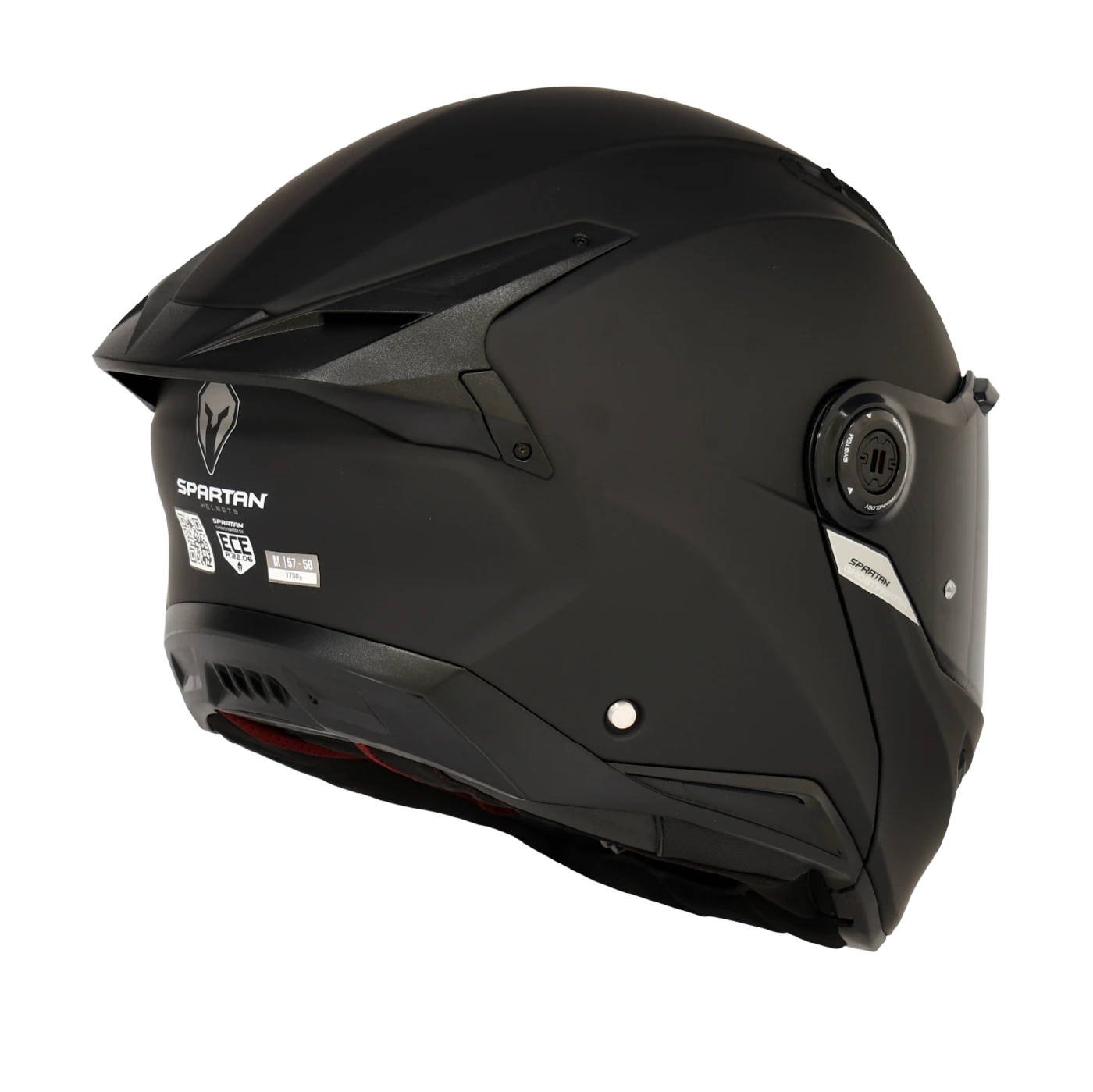 Casco Spartan Ghostfighter Negro-6