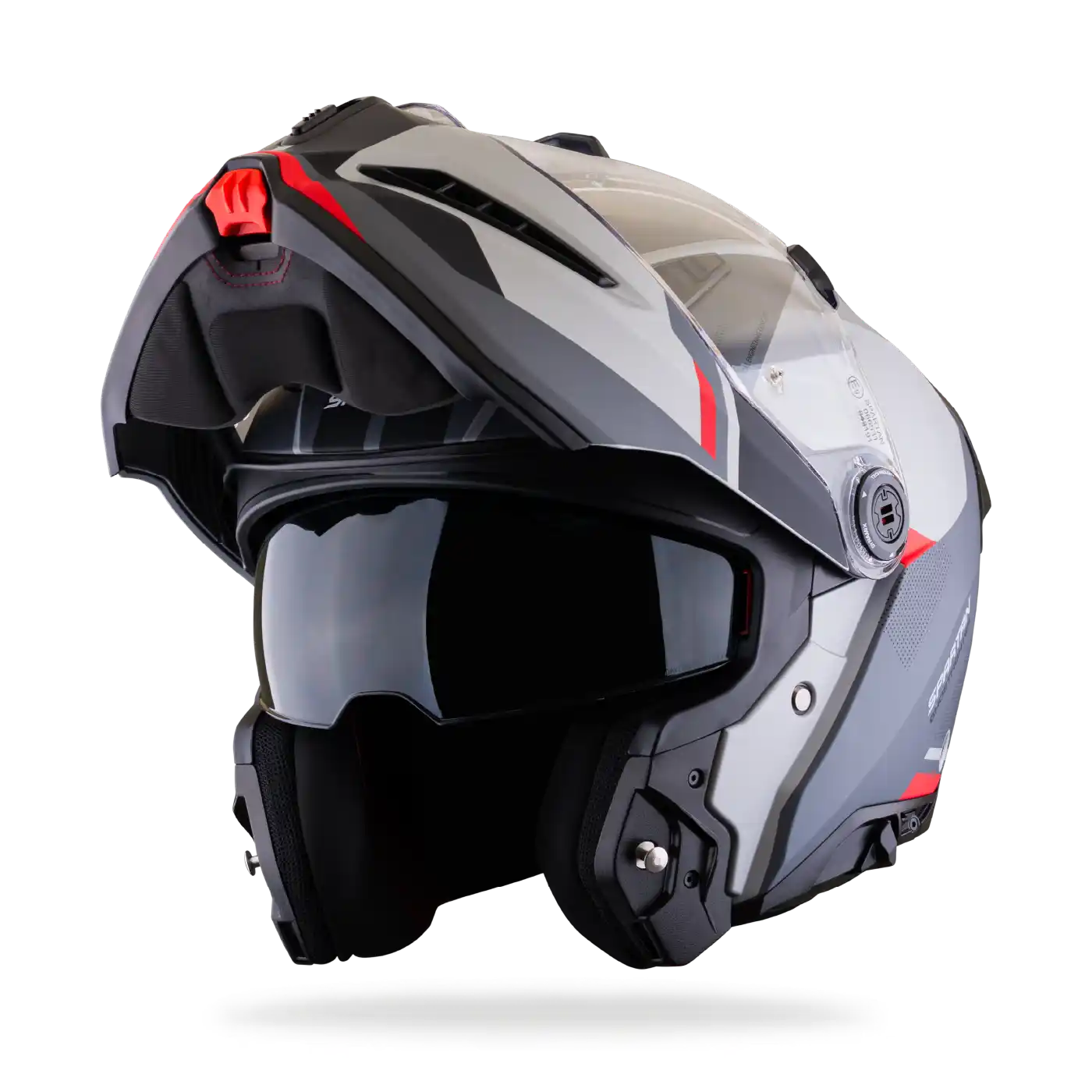 casco-spartan-ghostfightersv-Kombat-gris-rojo-mate-2