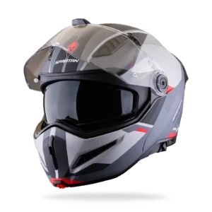 casco-spartan-ghostfightersv-Kombat-gris-rojo-mate-3