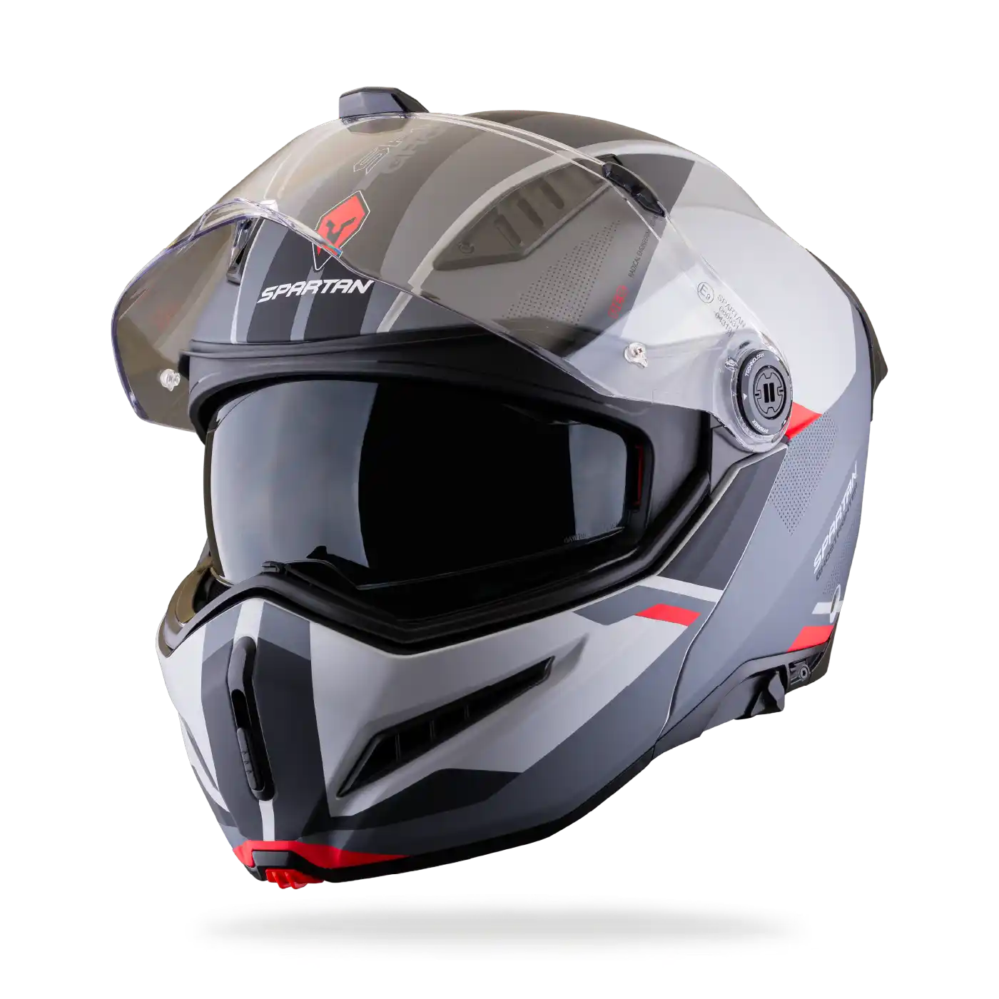 casco-spartan-ghostfightersv-Kombat-gris-rojo-mate-3