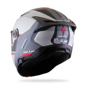 casco-spartan-ghostfightersv-Kombat-gris-rojo-mate-4