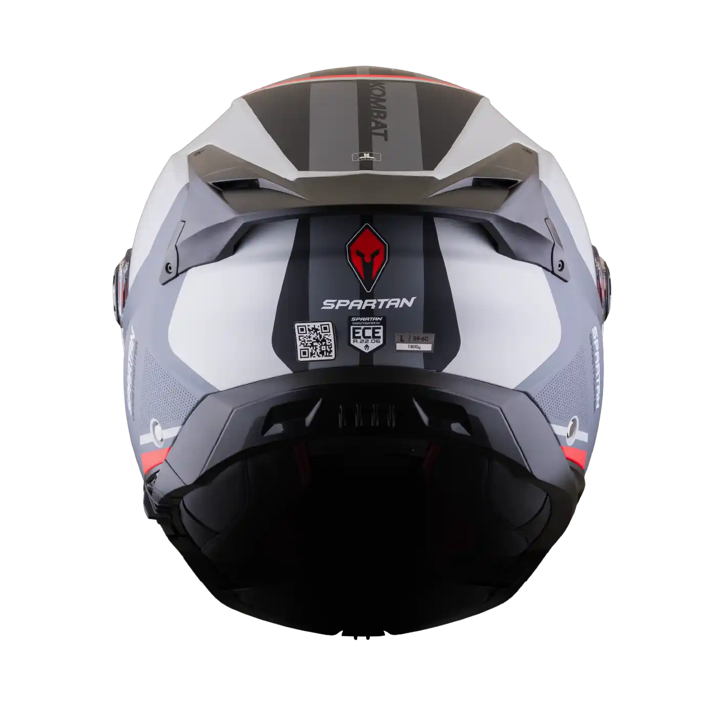 casco-spartan-ghostfightersv-Kombat-gris-rojo-mate-5