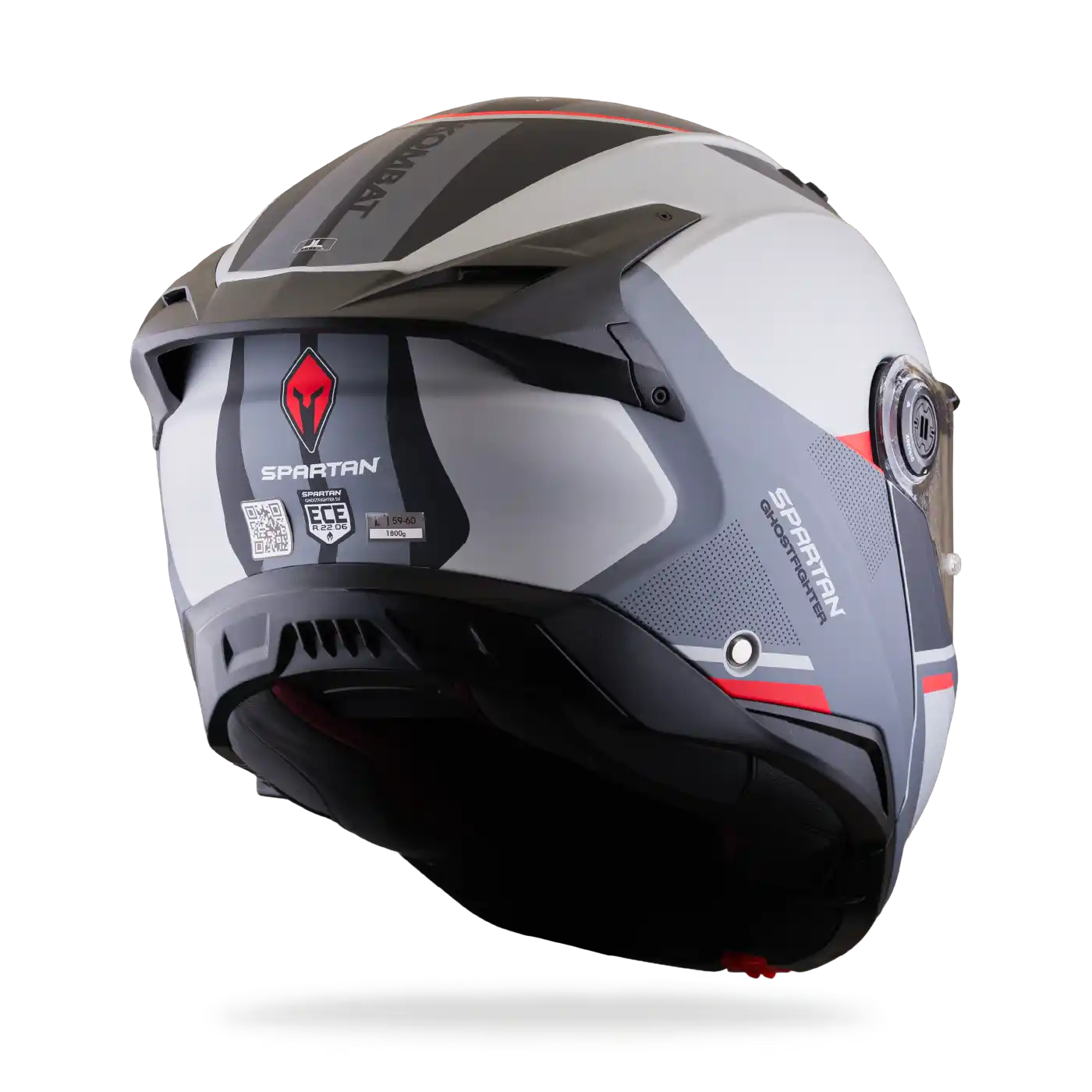 casco-spartan-ghostfightersv-Kombat-gris-rojo-mate-7