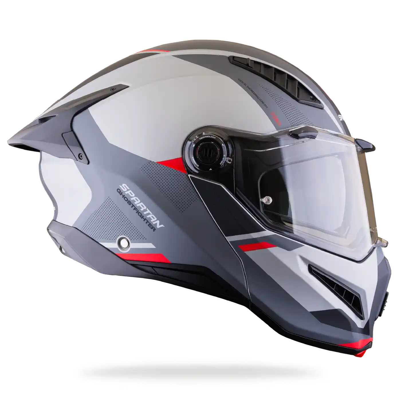 casco-spartan-ghostfightersv-Kombat-gris-rojo-mate-8