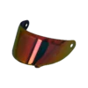 Visor Draken S iridium Rojo